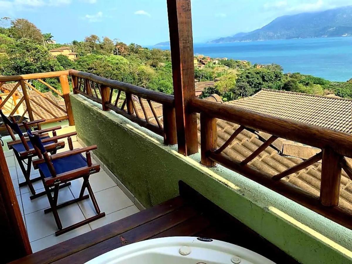 Residencia Em Condom, 1 Ou 2 Suites, Vista Para O Mar, Praia Do Curral, Ilhabela Exterior foto